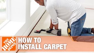 How to Install Carpet  The Home Depot [upl. by Khan]