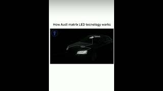 How AUDI Matrix Led Headlights Works in Night viralshort viralvideo [upl. by Ahtiuqal]