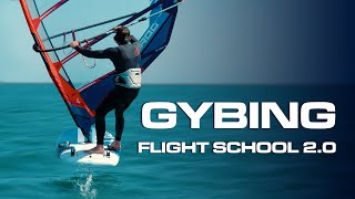 How to Gybe  Windfoiling [upl. by Minnnie]