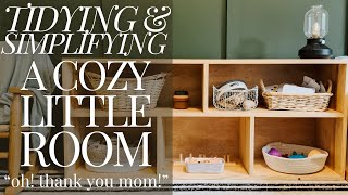 ORGANIZE amp DECLUTTER MY TODDLERS ROOM 🧸 Montessori Inspired Bedroom  Toy Rotation  Simple Living [upl. by Jarvis]