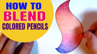 Colored Pencil Blending Tutorial [upl. by Ellohcin]