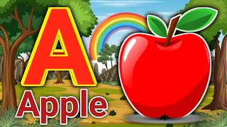 A for apple  अ से अनार  abcd  phonics song  a for apple b for ball c for cat  abcd song  abcde [upl. by Ttsepmet]