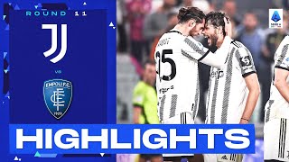 JuventusEmpoli 40  Rabiot scores twice in thumping home win  Goal amp Highlights  Serie A 202223 [upl. by Drofliw]