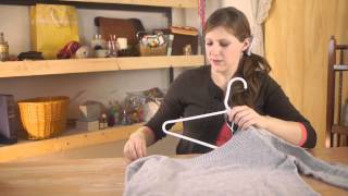 How to Refresh a Wool Sweater  Felt Wool amp Other Fabric Care [upl. by Farlee]