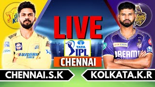 IPL 2024 Live CSK vs KKR Live Match  IPL Live Score amp Commentary  Chennai vs Kolkata Live Match [upl. by Conard426]