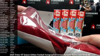 10182024 2024 Tristar HT Season Edition Football Autographed Jerseys Random Teams Case Break 2 [upl. by Lekym]