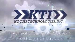 Kocsis Technologies Inc Hydraulic Starting System Field Demo [upl. by Remled848]