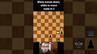 black move down white move mate in 2 [upl. by Aivart844]