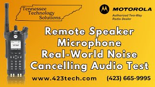 Motorola APX RSM Noise Cancelling Showdown [upl. by Pachston]