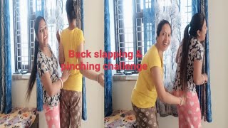 Back slapping 😄amp pinching challenge video ❤️ requested video Funny video cutegirlnikki4115 [upl. by Py167]