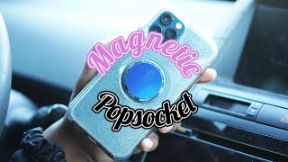 Making A Magnetic Popsocket  DIY Popsocket  Olivia Henry [upl. by Doniv307]