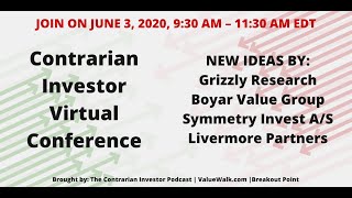 Contrarian Investor Virtual Conference No 2  Full Recording [upl. by Opiuuk]