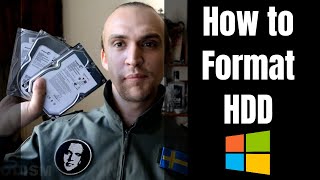 How to Format a Hard Drive on Windows 10 explained [upl. by Danica]