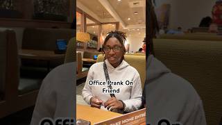 OFFICE PRANK ON FRIEND trending funny funnyvideos share comedy animation shorts fypシ゚viral [upl. by Marutani]