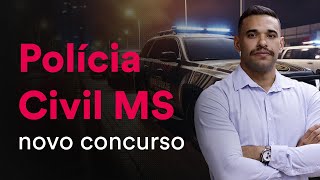 Polícia Civil MS novo concurso [upl. by Amersham]