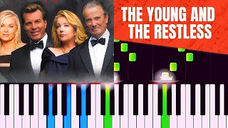 🎹 Comment jouer quotLes feux de lamour  The young and the restless quot Série TV [upl. by Assirol]