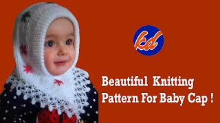 Beautiful Knitting Design For Baby Cap  New Knitting Pattern For Baby Cap [upl. by Ahsonek]