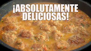 Albóndigas en salsa de almendras [upl. by Toulon]