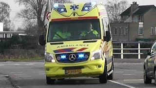 Nieuwe Ambulance 16151 spoedmelding Gouda [upl. by Seditsira]