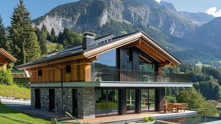 Mountain house in modern chalet style [upl. by Suriaj]