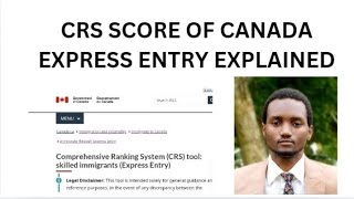 crs score calculator  crs score canada  canada immigration  improve crs score  express entry [upl. by Reidid]