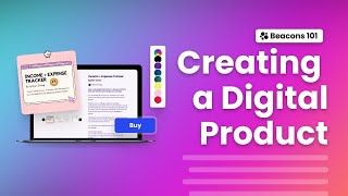 How to Create Your First Digital Product on Beacons Tutorial [upl. by Noid629]