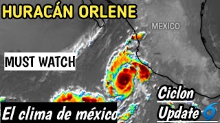 Huracán Orlene UpdatesHuracán Orlene UpdatesEl clima de MéxicometeowindyHuracanInfo [upl. by Seidler]