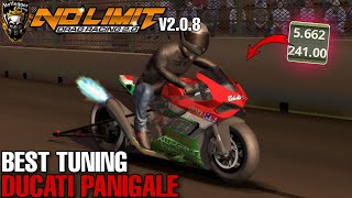 Ducati Panigale Tuning Turbo x Nitrous 14 Mile Full system No Limit 2 V208 [upl. by Wadell]