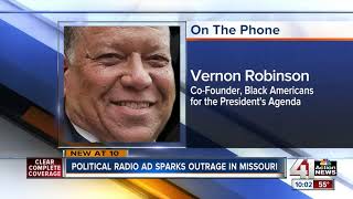 Political radio ad sparks outrage in Missouri [upl. by Ahsikyw]