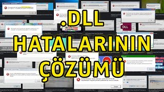 TÜM DLL HATALARI NASIL DÜZELTİLİR KESİN ÇÖZÜM  OYUNLARDA DLL HATASI DÜZELTME [upl. by Nairrot161]