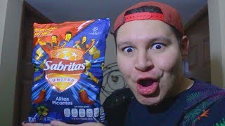 Probando SABRITAS sabor ALITAS PICANTES  Super Niño Rata [upl. by Rothberg157]