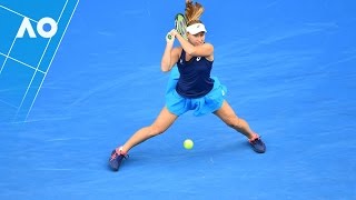 Gavrilova v Konjuh match highlights 2R  Australian Open 2017 [upl. by Ellerud]