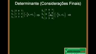 Matemática  Aula 20  Determinantes  Parte 14  Final [upl. by Linn]