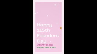 AKA Founders Day 115th on 1152023 💚💖💚 HAPPY 115th FOUNDERS DAY LADIES OF ALPHA KAPPA ALPHA [upl. by Angus364]