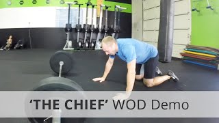 quotTHE CHIEFquot CrossFit WOD  218 Rx [upl. by Latrice]