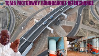 Tema Motorway Roundabout Interchange Completed Ready To Be Comissioned 🇬🇭 [upl. by Evelin]