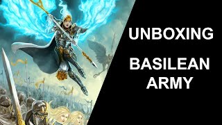 Kings of War  Basilean Army Unboxing amp Showcase [upl. by Ahsenat]