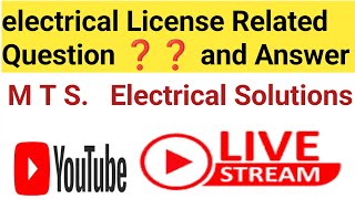 Electrical License All Questions and Answer [upl. by Eerolam377]