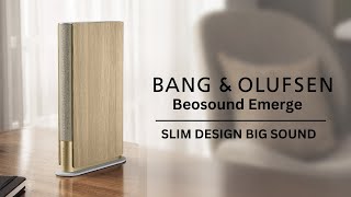 Bang amp Olufsen Beosound Emerge Compact WiFi Home Speaker [upl. by Atekehs55]