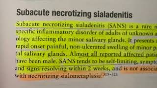 SUBACUTE NECROTIZING SIALOADENITIS [upl. by Safier]