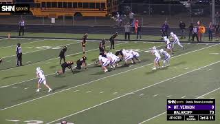 High School Football  Mount Vernon Tigers vs Malakoff Tigers  1112024 [upl. by Anawed252]