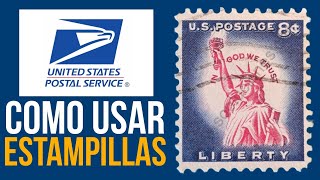 Como Se USAN Las ESTAMPILLAS De USPS Tutorial Completo En Español [upl. by Rolando]