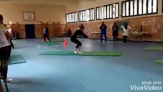 Enchaînement Bac Sport 2k18  lycée 2 mars Siliana • Amal Ben Fraj • [upl. by Elstan]