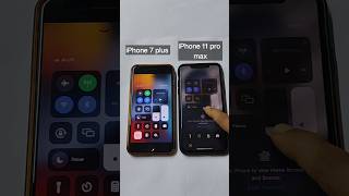 iPhone 7 plus vs iPhone 11 pro max  IPS LCD VS XDR OLED  shorts vs 11promax trending ios15 [upl. by Nolla11]