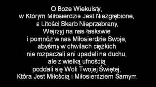 LITANIA DO MIŁOSIERDZIA BOŻEGO [upl. by Ibba106]