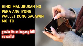 Ritual sa Wallet  lihim na karunungan [upl. by Llecrup]