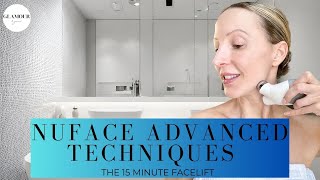 How to do The Nuface 15 Minute Facelift  NuFace Advanced Techniques [upl. by Helmer]