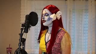 Sallys Song Amy Lee  Nightmare Before Christmas Halloween Vocal Cover  Joanie B [upl. by Bocoj]