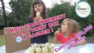 CONCOURS FINI DEGUSTATION et 3 Mois de Yummy Box à gagner   Studio Bubble Tea unboxing [upl. by Corvese707]