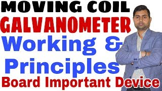 Moving coil galvanometer  Working amp Principle  class 12  Being Physics [upl. by Akirdnwahs]